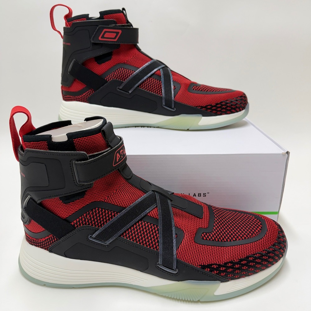APL Super Future Mens 16 Basketball Shoes Red Black White 1-1-009-223-625-LS NEW